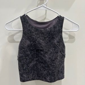 lululemon athletica Black Crop Top